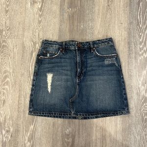 Ei8t dreams mini dark wash denimskirt size 8